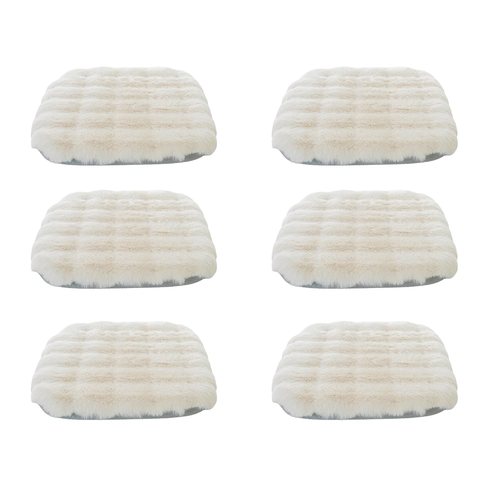 Lifup Round Chair Pads Memory Foam Seat Cushion Soft Cozy Plush Non Slip Thick Pad with Ties and Removable Cover for Dining Room, Office Pink 2 14 x 14 Inch
