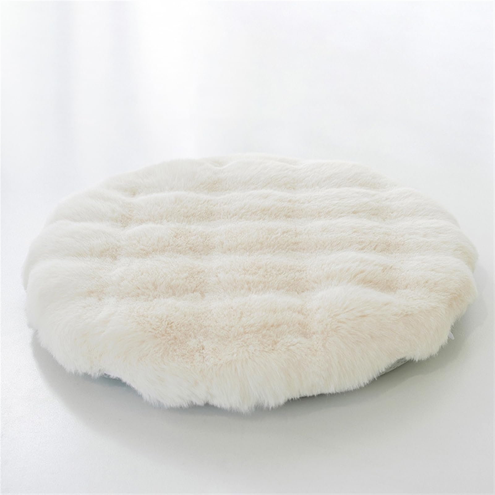 Lifup Round Chair Pads Memory Foam Seat Cushion Soft Cozy Plush Non Slip Thick Pad with Ties and Removable Cover for Dining Room, Office Pink 2 14 x 14 Inch