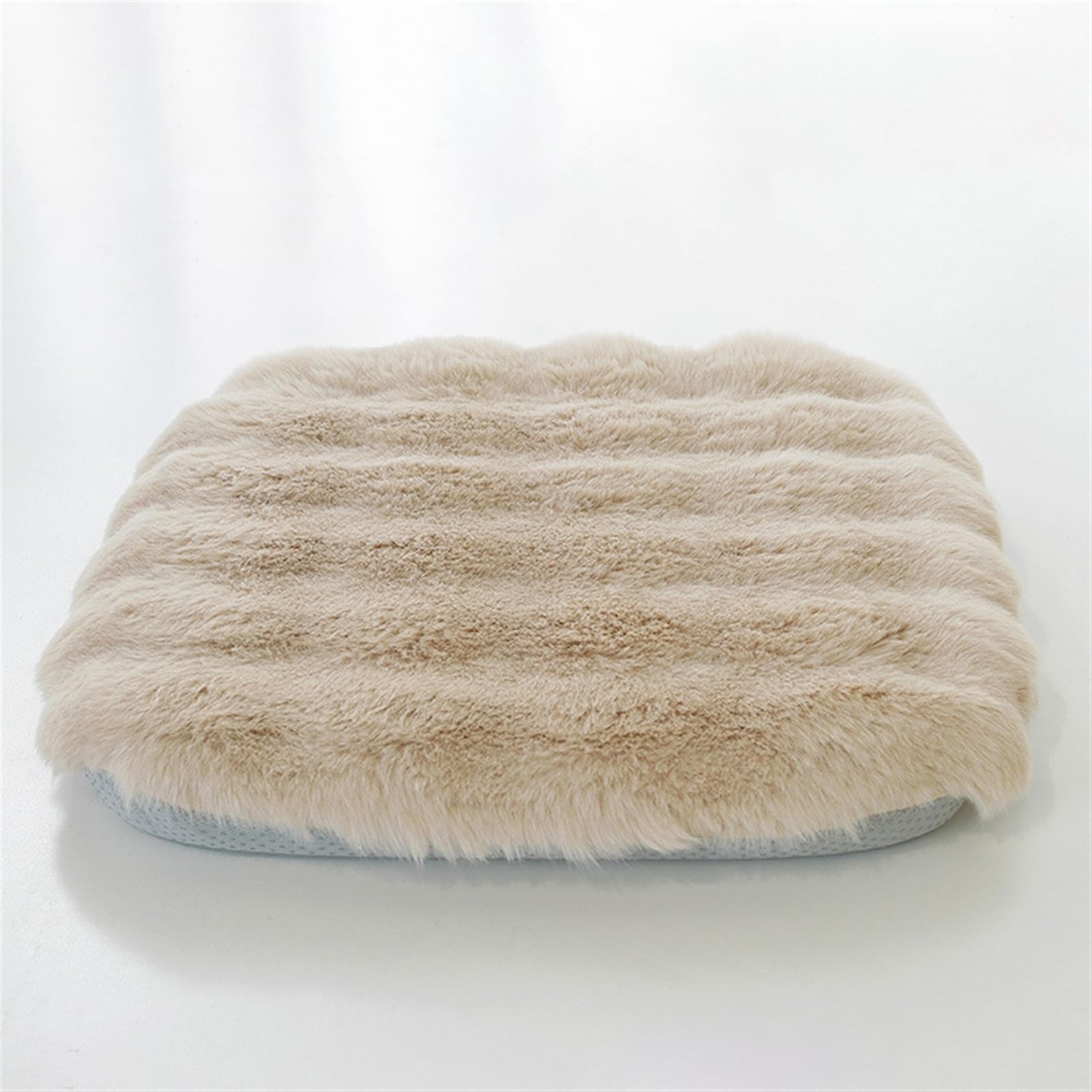 Lifup Round Chair Pads Memory Foam Seat Cushion Soft Cozy Plush Non Slip Thick Pad with Ties and Removable Cover for Dining Room, Office Pink 2 14 x 14 Inch