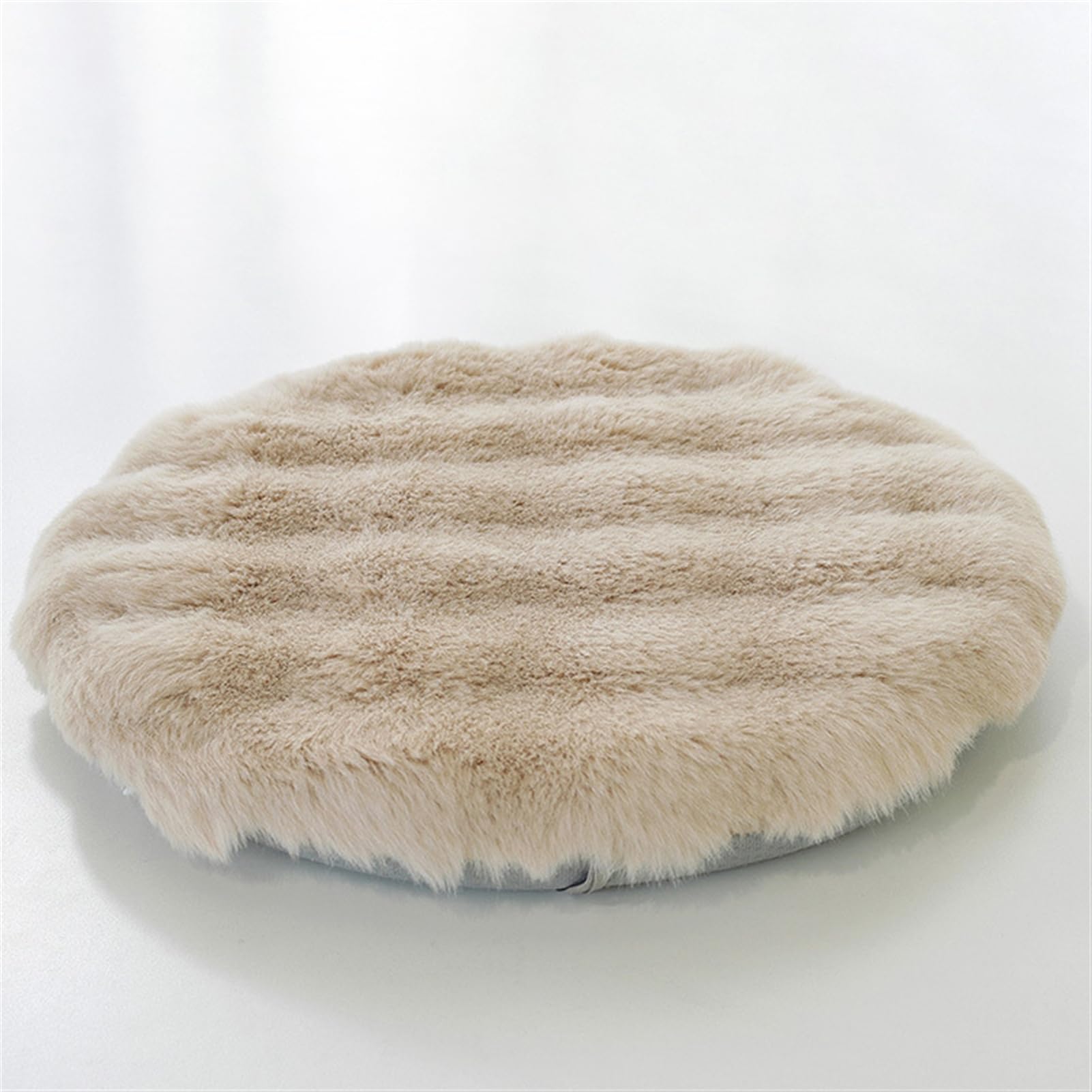 Lifup Round Chair Pads Memory Foam Seat Cushion Soft Cozy Plush Non Slip Thick Pad with Ties and Removable Cover for Dining Room, Office Pink 2 14 x 14 Inch