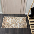 LUXE WEAVERS Ivory Gold 8x10 Marble Abstract Area Rug