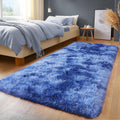 Upgrade Non-Slip Plush Rugs for Living Room, Soft Shaggy Carpets for Living Room, Fuzzy Rugs for Kids' Room, Perfect Decor for Modern Home Tie Dye Camel 6x9 Feet