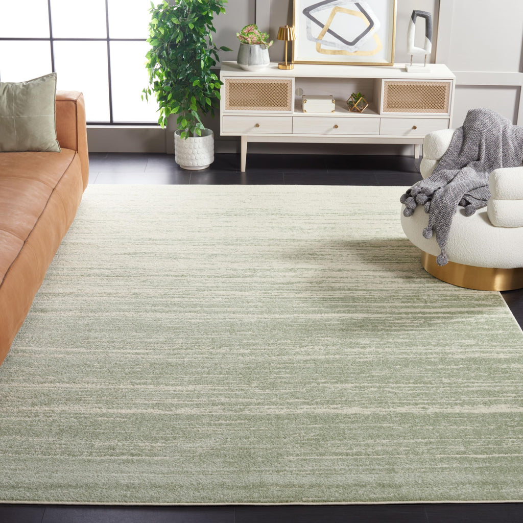 SAFAVIEH Area Rug 8x10 - Adirondack Collection - Large - Champagne & Cream, Modern Ombre Design, Non Shedding & Easy to Clean, Ideal for Living Room, Bedroom, Office, Dining Space (ADR113W)