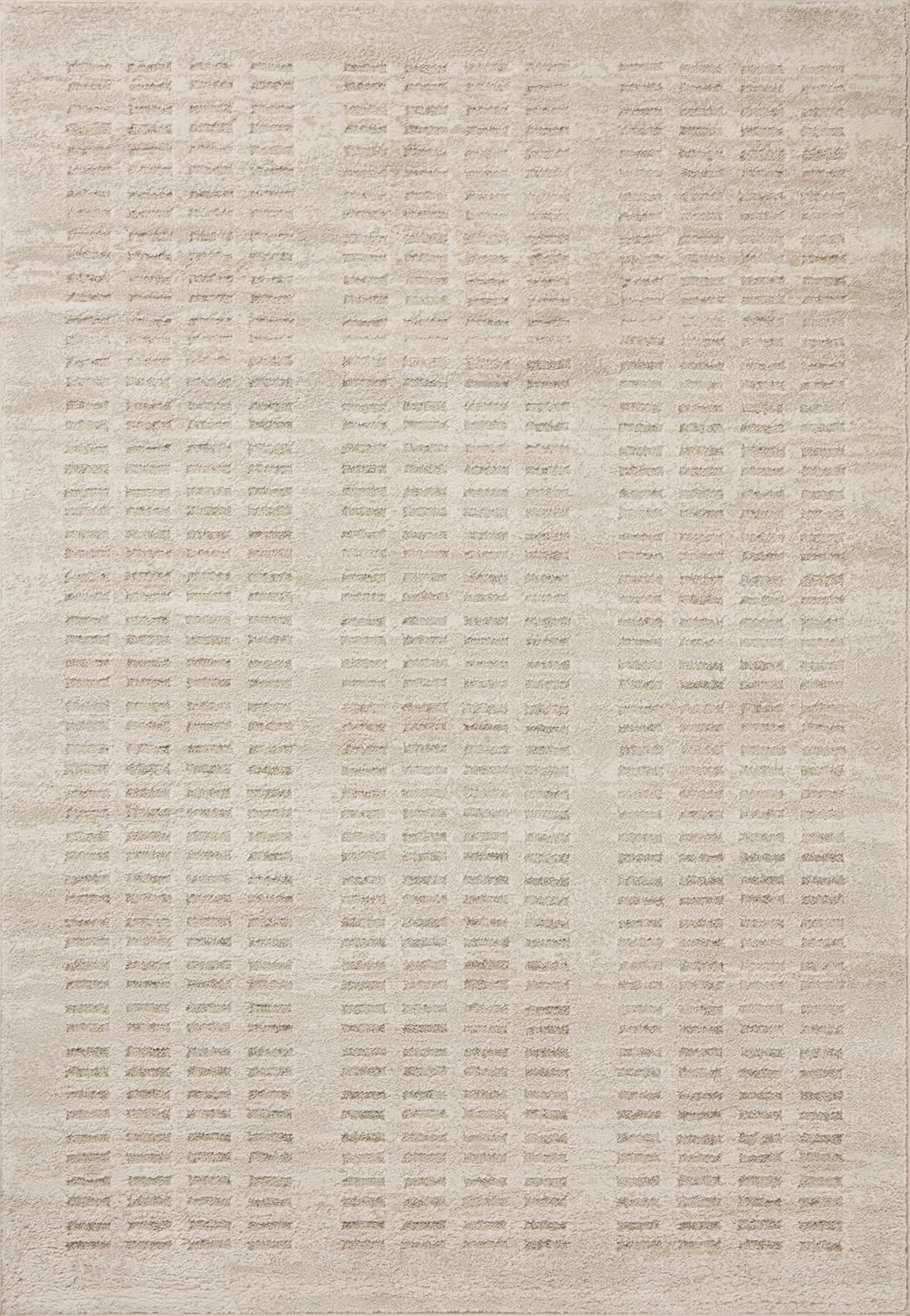 Loloi Amber Lewis Monty Collection MOT-03 Ivory/Beige 6'-7" x 9'-3", .50" Pile Height, Area Rug