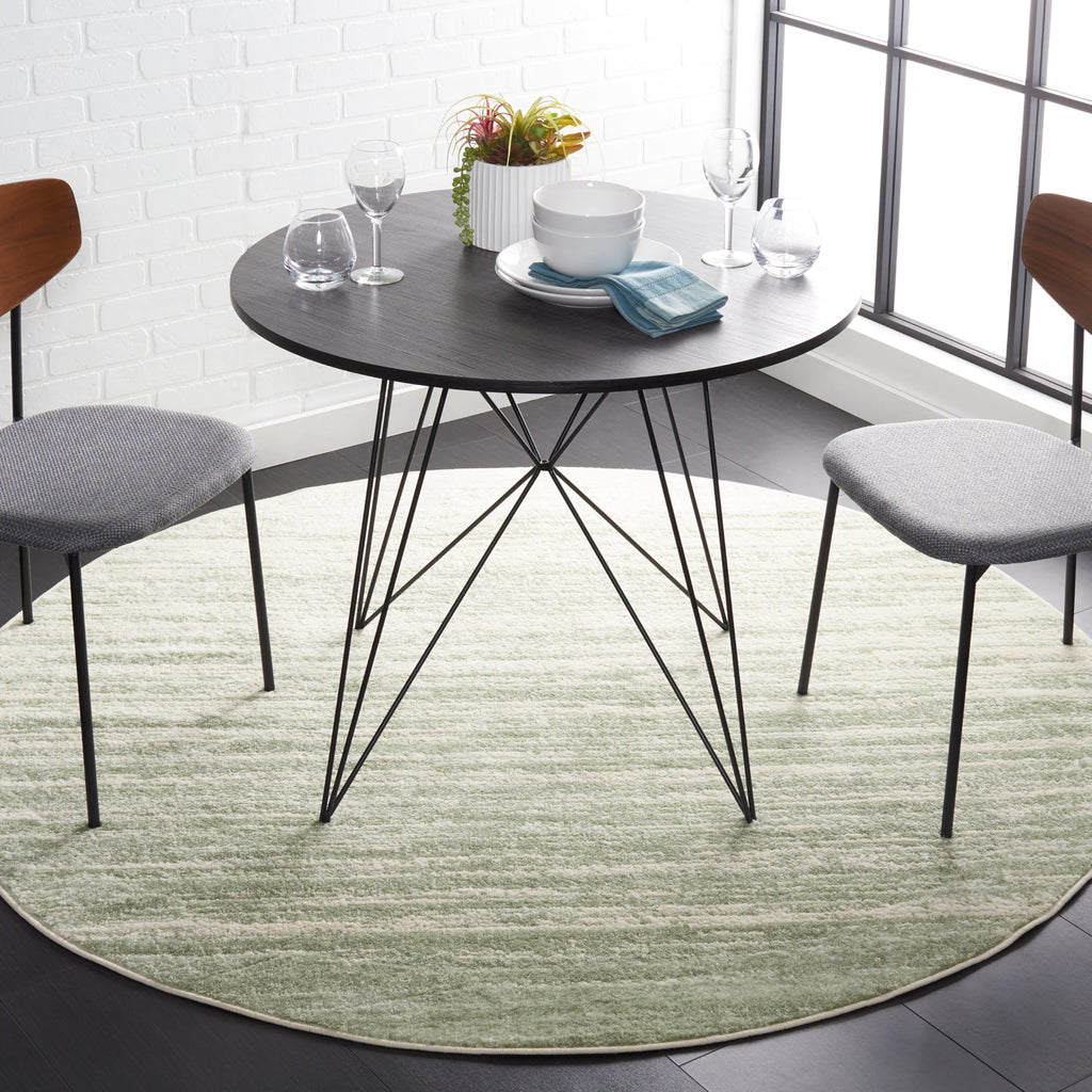 SAFAVIEH Area Rug 8x10 - Adirondack Collection - Large - Champagne & Cream, Modern Ombre Design, Non Shedding & Easy to Clean, Ideal for Living Room, Bedroom, Office, Dining Space (ADR113W)