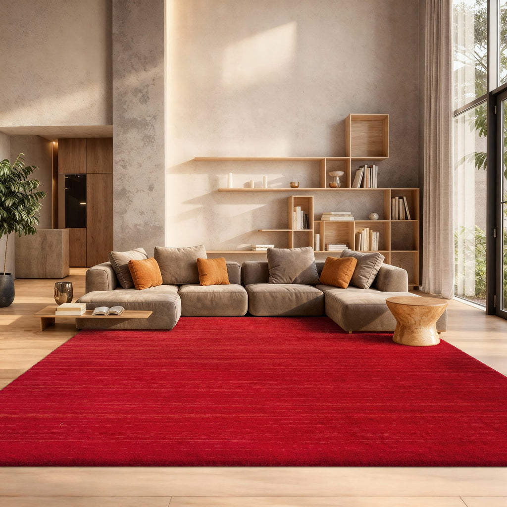 SAFAVIEH Area Rug 8x10 - Adirondack Collection - Large - Champagne & Cream, Modern Ombre Design, Non Shedding & Easy to Clean, Ideal for Living Room, Bedroom, Office, Dining Space (ADR113W)