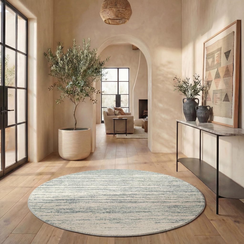 SAFAVIEH Area Rug 8x10 - Adirondack Collection - Large - Champagne & Cream, Modern Ombre Design, Non Shedding & Easy to Clean, Ideal for Living Room, Bedroom, Office, Dining Space (ADR113W)