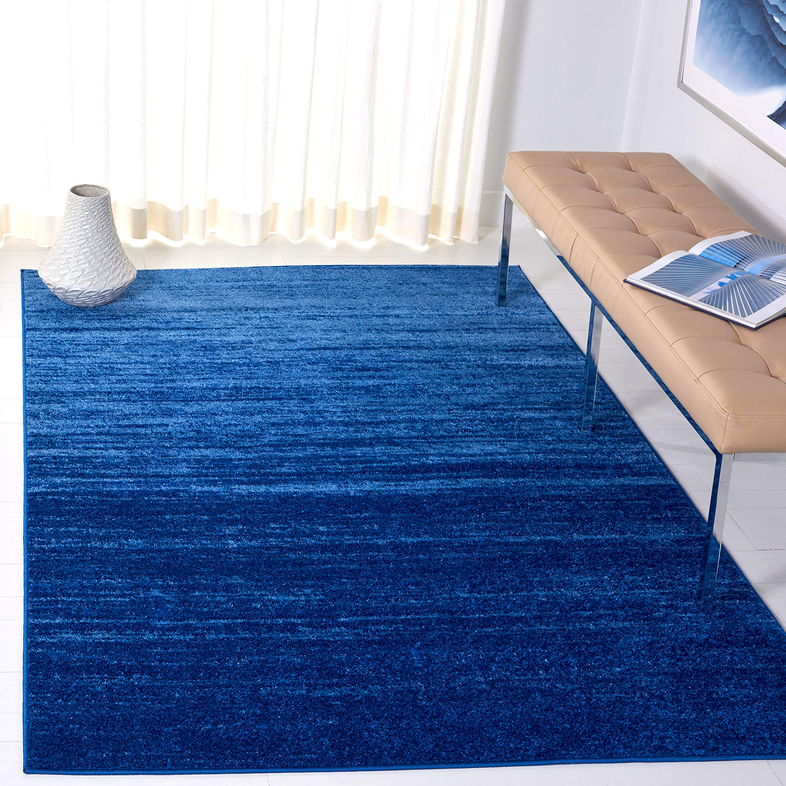 SAFAVIEH Area Rug 8x10 - Adirondack Collection - Large - Champagne & Cream, Modern Ombre Design, Non Shedding & Easy to Clean, Ideal for Living Room, Bedroom, Office, Dining Space (ADR113W)