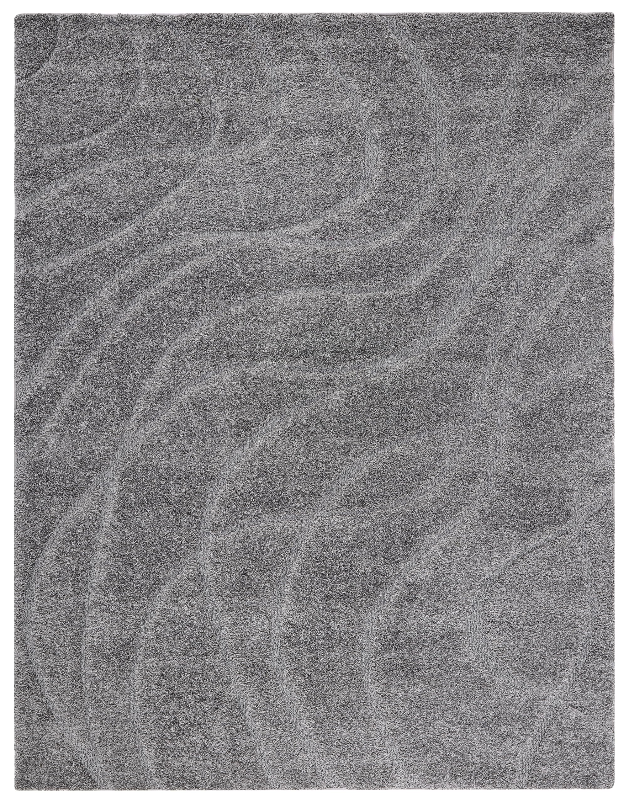 SAFAVIEH Florida Shag Collection Area Rug - 5'3" x 7'6", Cream & Beige, Non-Shedding & Easy Care, 1.2-inch Thick Ideal for High Traffic Areas in Living Room, Bedroom (SG471-1113)