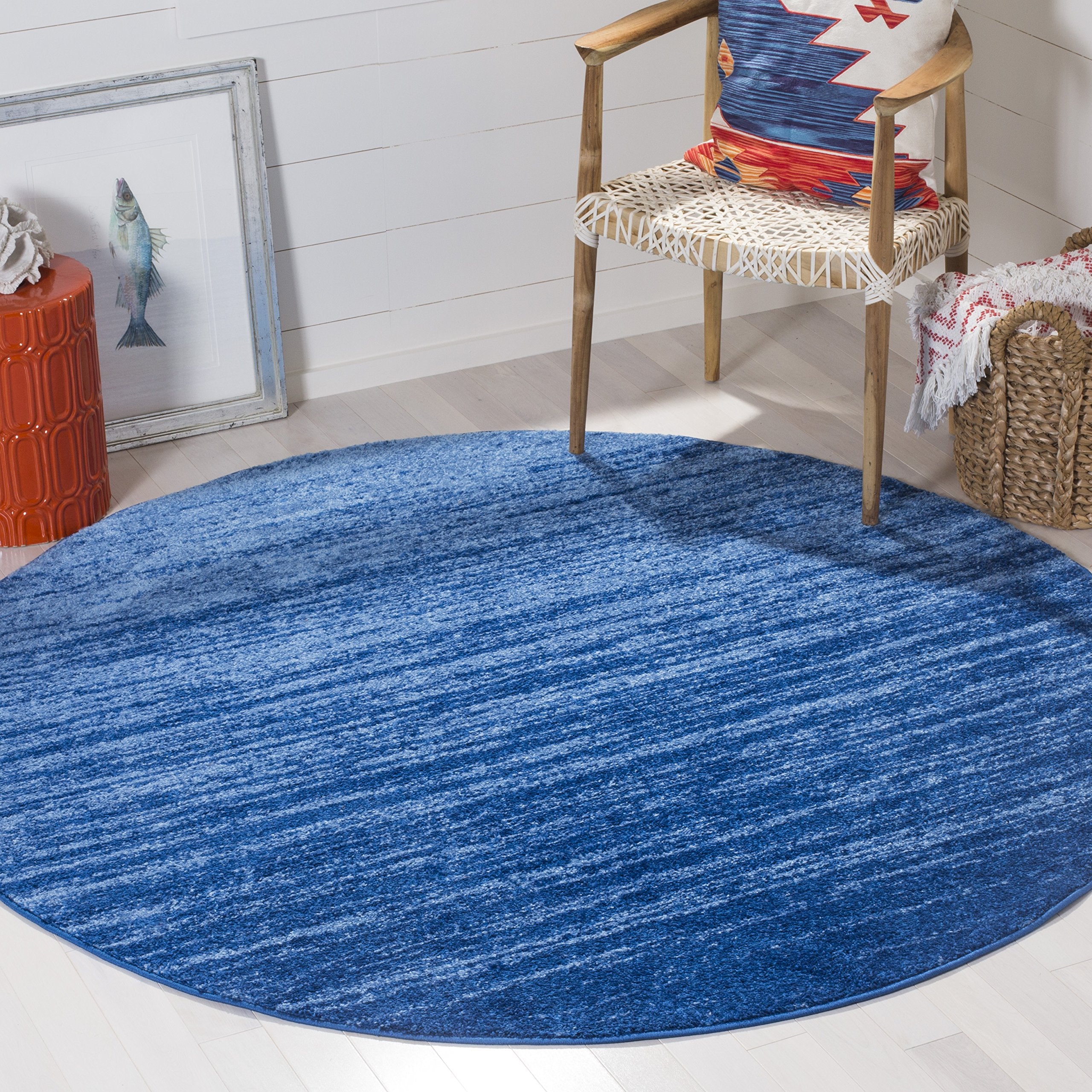 SAFAVIEH Area Rug 8x10 - Adirondack Collection - Large - Champagne & Cream, Modern Ombre Design, Non Shedding & Easy to Clean, Ideal for Living Room, Bedroom, Office, Dining Space (ADR113W)