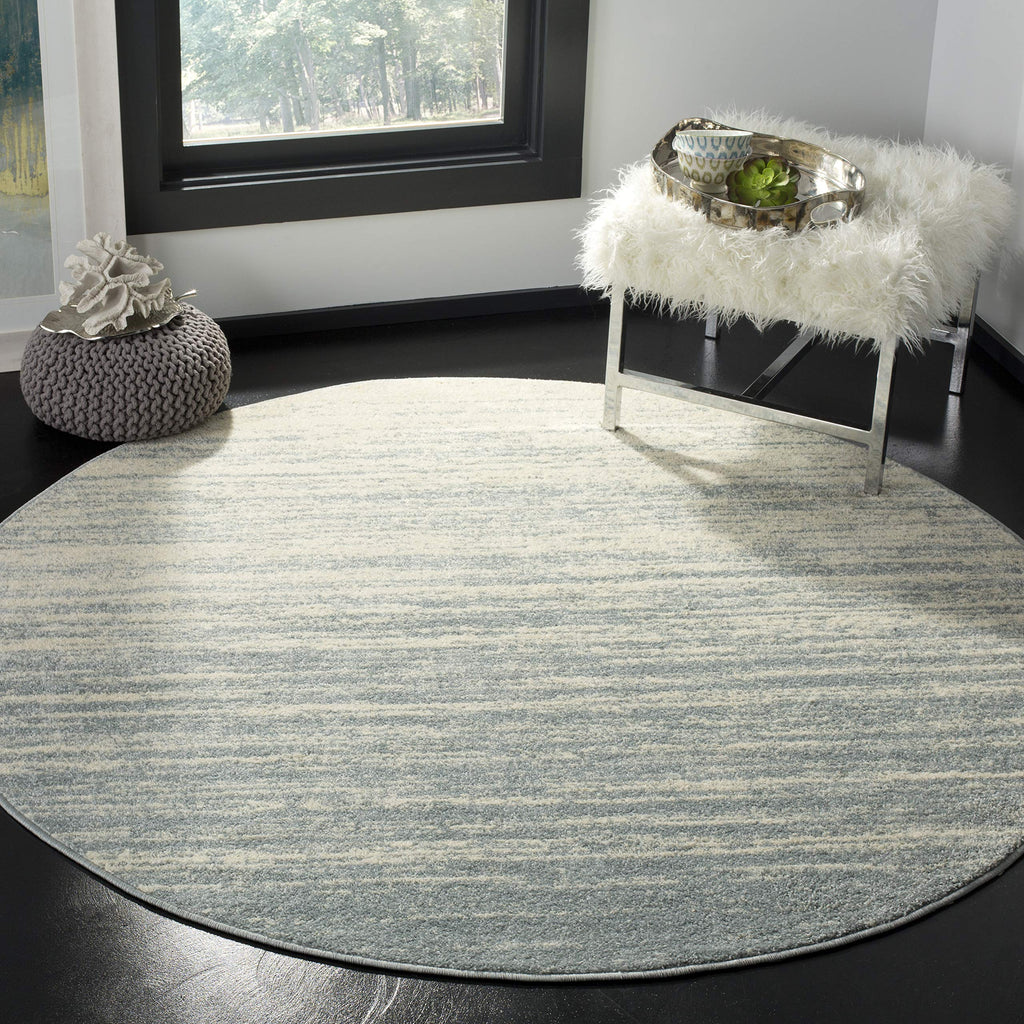 SAFAVIEH Area Rug 8x10 - Adirondack Collection - Large - Champagne & Cream, Modern Ombre Design, Non Shedding & Easy to Clean, Ideal for Living Room, Bedroom, Office, Dining Space (ADR113W)