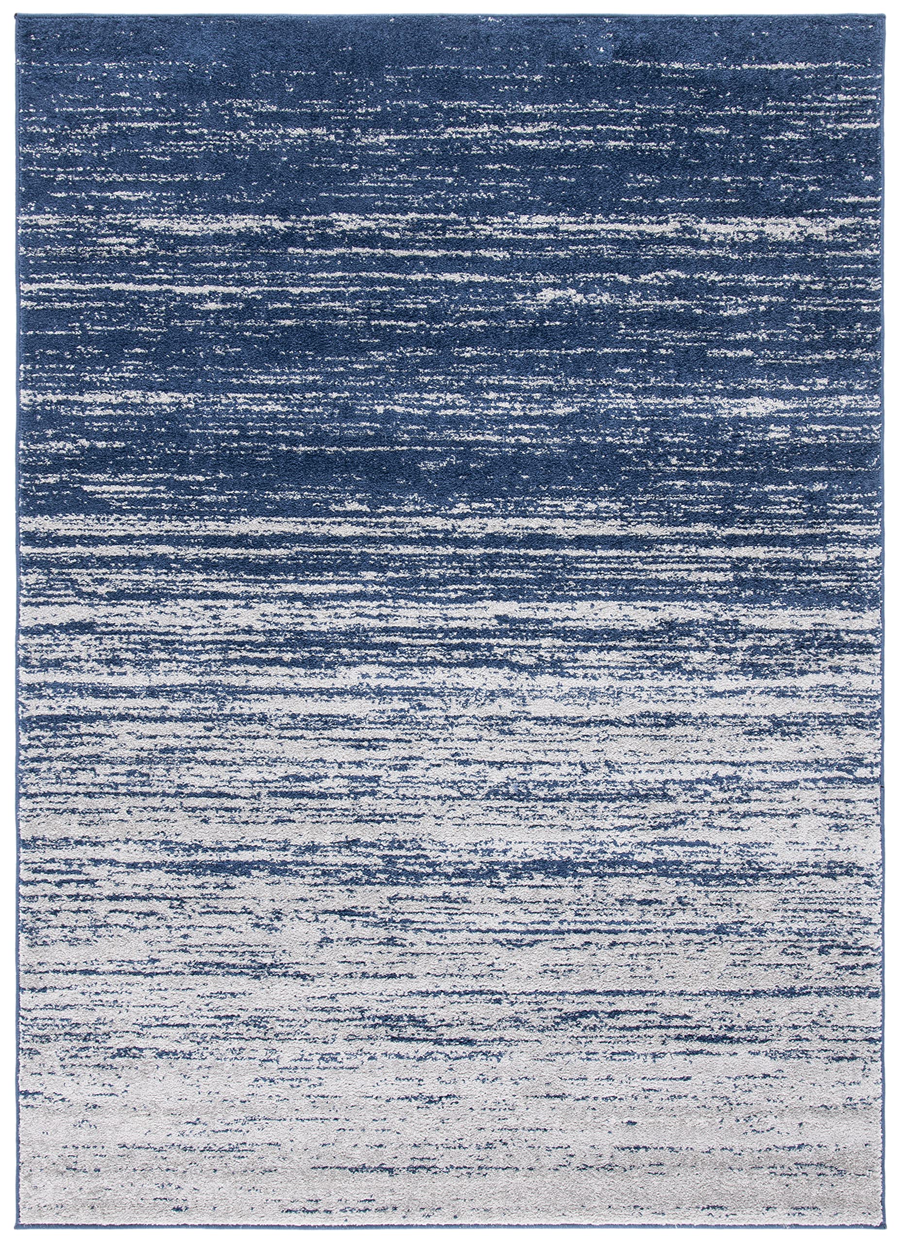 SAFAVIEH Area Rug 8x10 - Adirondack Collection - Large - Champagne & Cream, Modern Ombre Design, Non Shedding & Easy to Clean, Ideal for Living Room, Bedroom, Office, Dining Space (ADR113W)