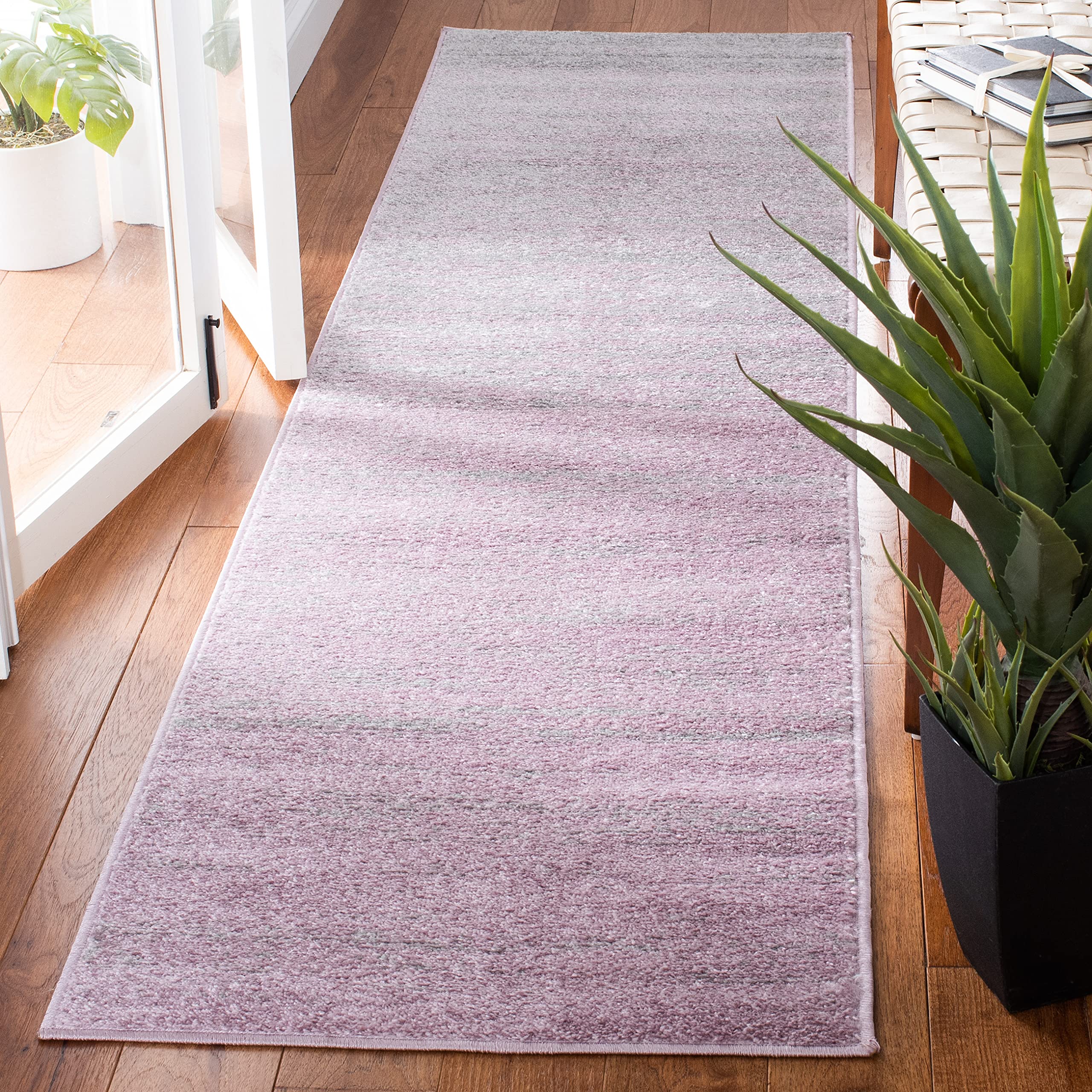 SAFAVIEH Area Rug 8x10 - Adirondack Collection - Large - Champagne & Cream, Modern Ombre Design, Non Shedding & Easy to Clean, Ideal for Living Room, Bedroom, Office, Dining Space (ADR113W)