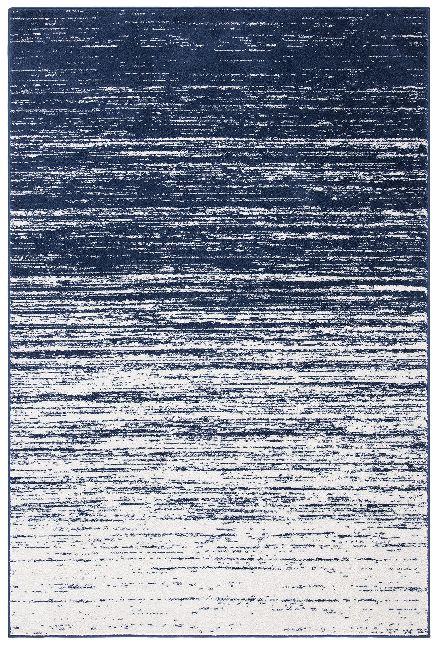 SAFAVIEH Area Rug 8x10 - Adirondack Collection - Large - Champagne & Cream, Modern Ombre Design, Non Shedding & Easy to Clean, Ideal for Living Room, Bedroom, Office, Dining Space (ADR113W)
