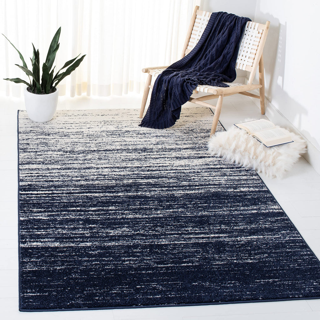 SAFAVIEH Area Rug 8x10 - Adirondack Collection - Large - Champagne & Cream, Modern Ombre Design, Non Shedding & Easy to Clean, Ideal for Living Room, Bedroom, Office, Dining Space (ADR113W)