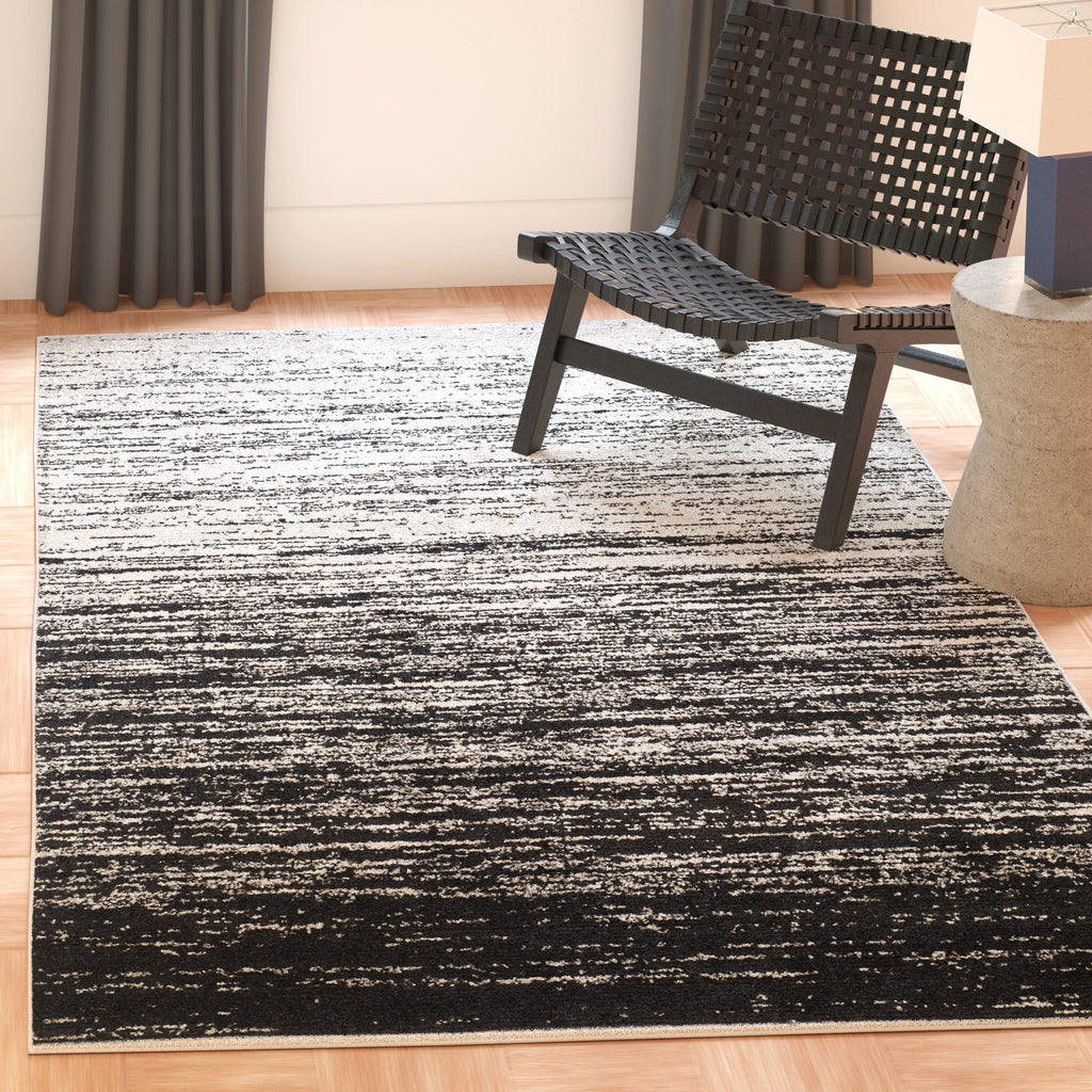 SAFAVIEH Area Rug 8x10 - Adirondack Collection - Large - Champagne & Cream, Modern Ombre Design, Non Shedding & Easy to Clean, Ideal for Living Room, Bedroom, Office, Dining Space (ADR113W)
