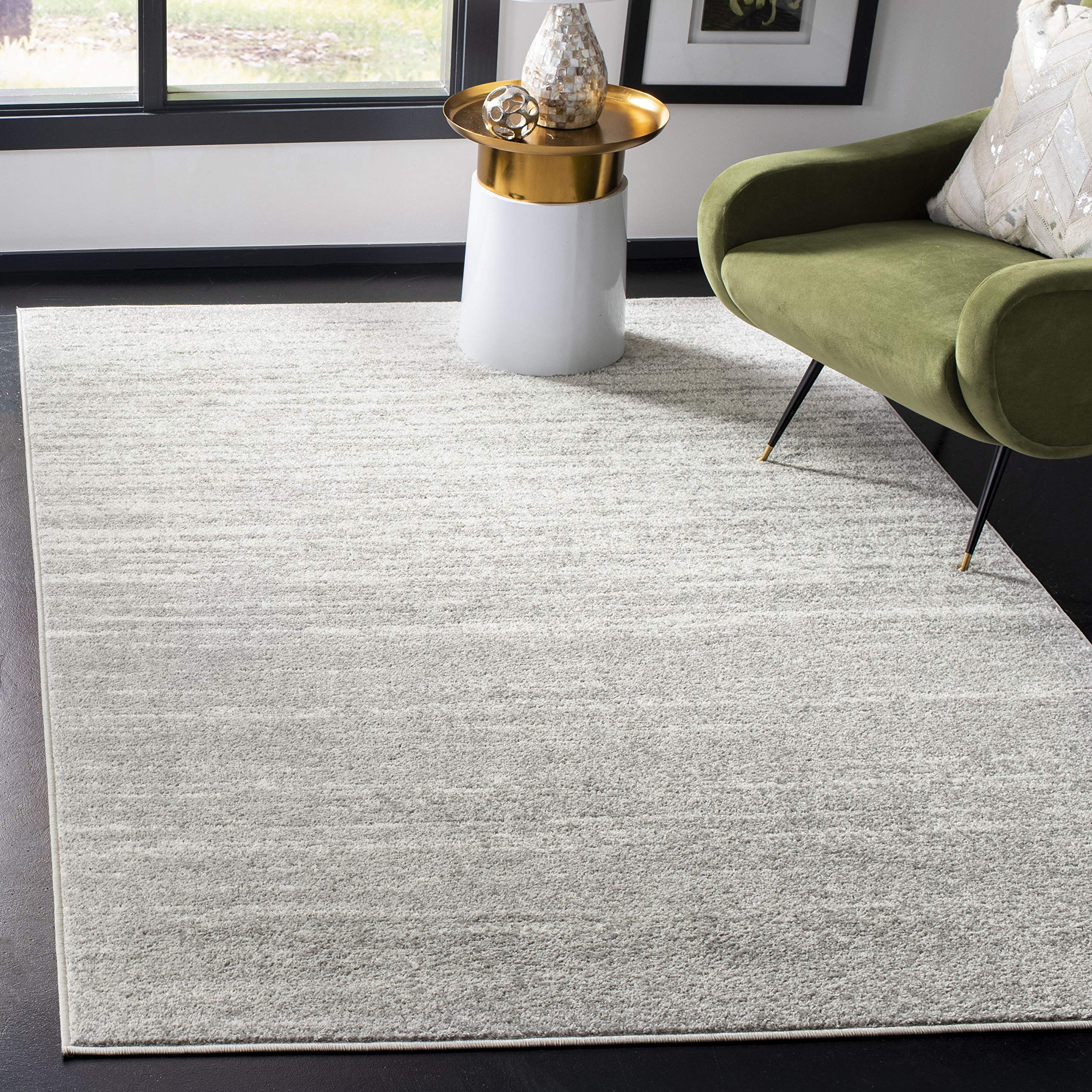 SAFAVIEH Area Rug 8x10 - Adirondack Collection - Large - Champagne & Cream, Modern Ombre Design, Non Shedding & Easy to Clean, Ideal for Living Room, Bedroom, Office, Dining Space (ADR113W)