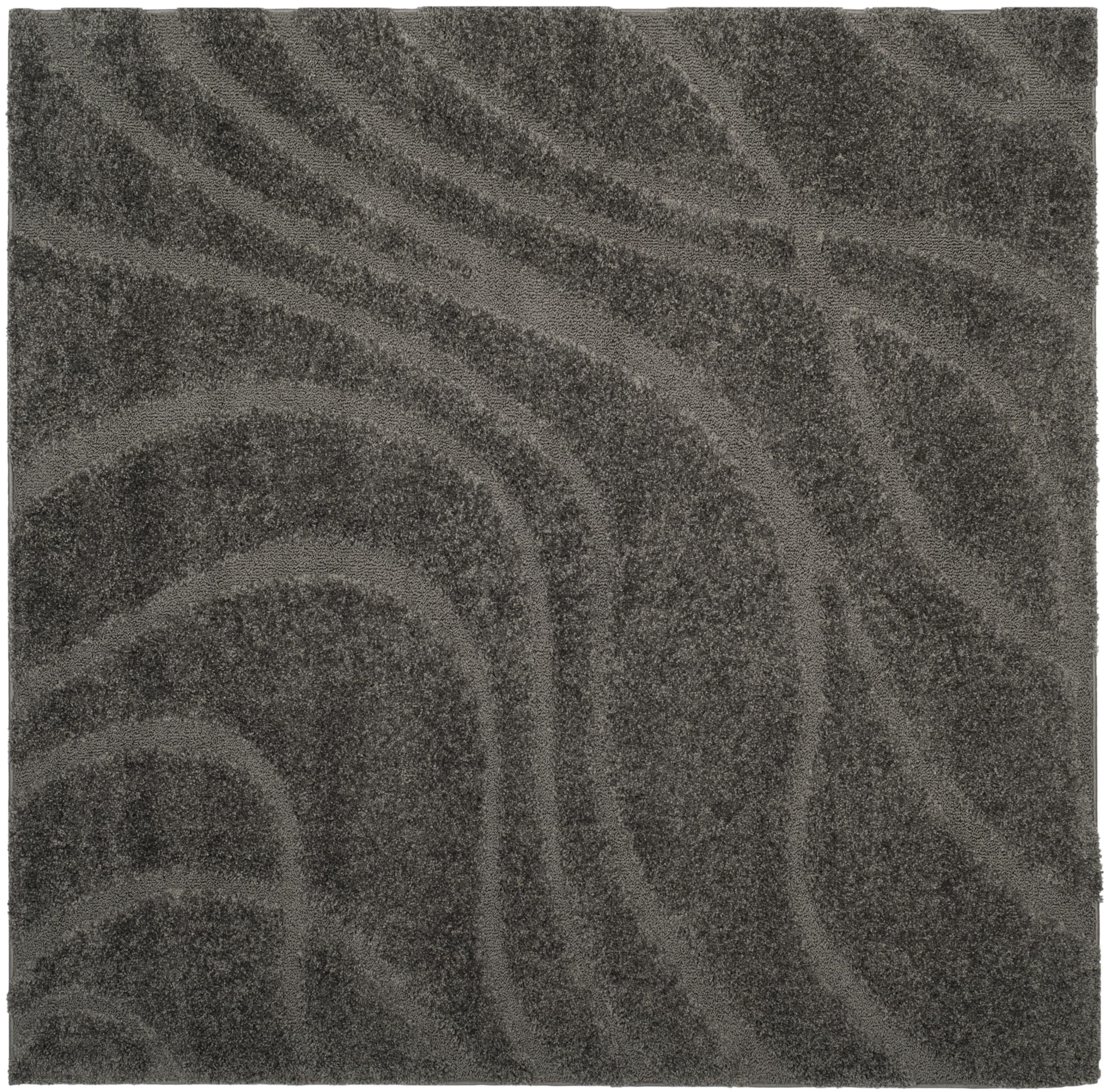 SAFAVIEH Florida Shag Collection Area Rug - 5'3" x 7'6", Cream & Beige, Non-Shedding & Easy Care, 1.2-inch Thick Ideal for High Traffic Areas in Living Room, Bedroom (SG471-1113)