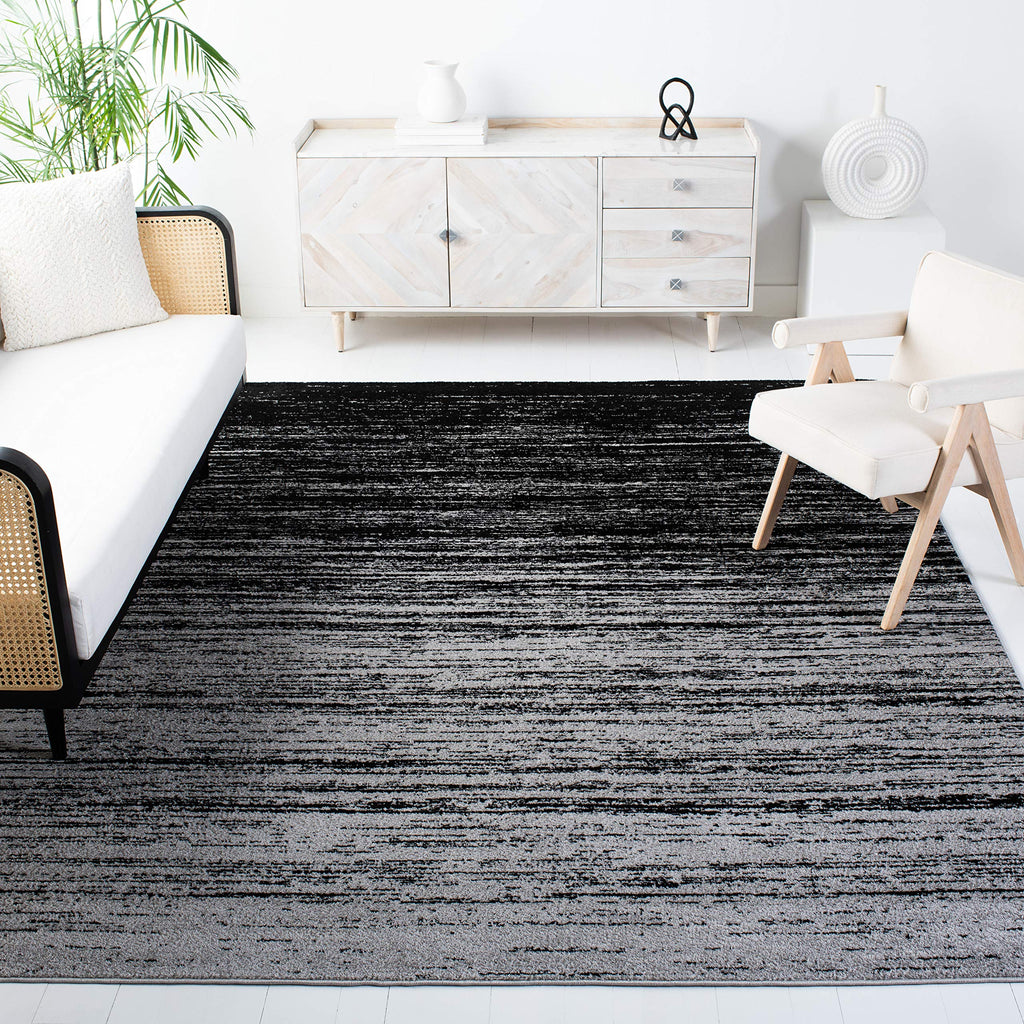 SAFAVIEH Area Rug 8x10 - Adirondack Collection - Large - Champagne & Cream, Modern Ombre Design, Non Shedding & Easy to Clean, Ideal for Living Room, Bedroom, Office, Dining Space (ADR113W)